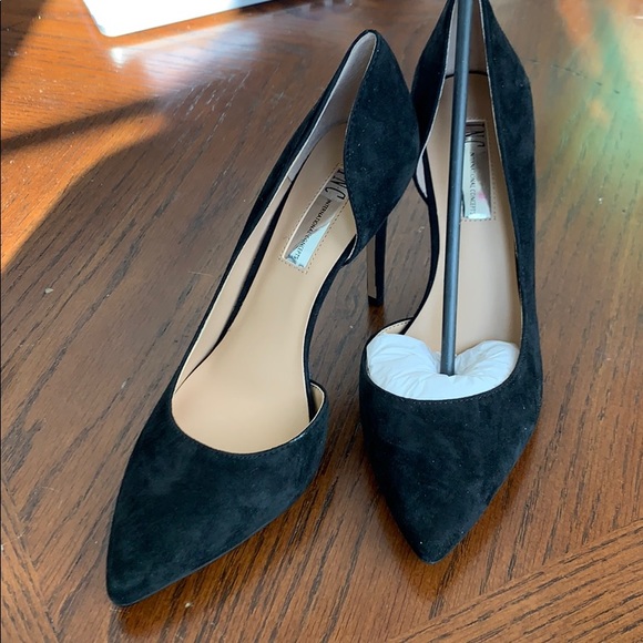 INC International Concepts Shoes - INC Black Suede Pumps